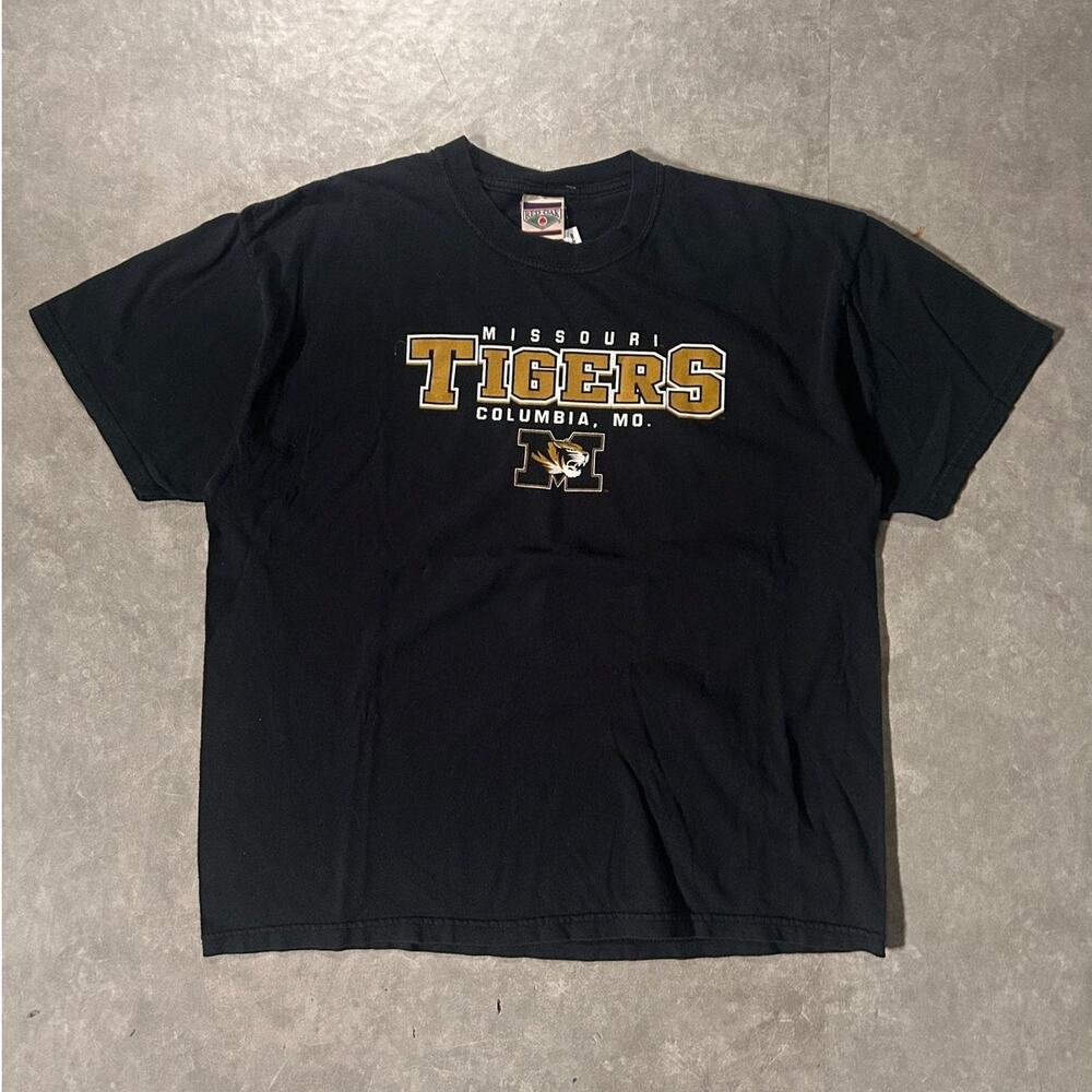 2000's Vintage Missouri Tigers Black T-Shirt -XL